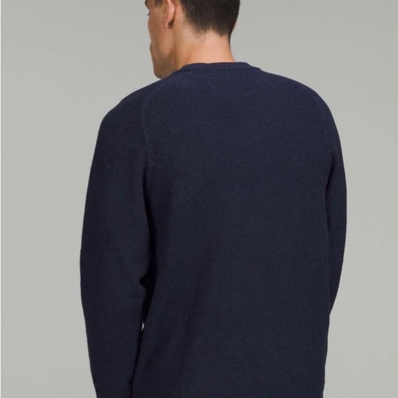 NWOT LULULEMON men’s Textured Knit Crewneck Sweater XS - Picture 2 of 6